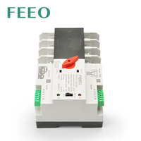 FEEO FNTS-125 4P AC 125A Commutateur de transfert automatique (ATS) à double alimentation pour PC et onduleur solaire