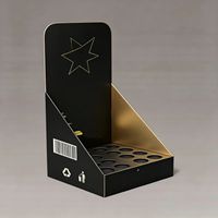 Boîte de présentation en carton sur mesure avec panneau arrière détachable pour accessoires de jeu de cartes