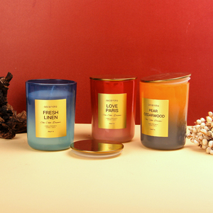 Modern Handmade Flameless Soy Wax Scented Candle Luxury Aromatherapy Home Fragrance Long <strong>Burning</strong> Valentine's Day New Wholesale - Product Image 3