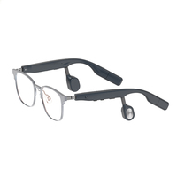 Lunettes audio à conduction osseuse, aide auditive, verres solaires magnétiques interchangeables, batterie, logo personnalisé, vente en gros