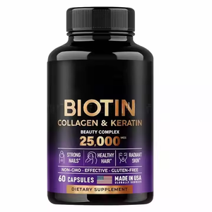 Suplemen organik kolagen kapsul Biotin pil penumbuh kulit vitamin untuk pria dan wanita kapsul - Product Image 1