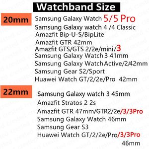 Correa de silicona para <span class=keywords><strong>Samsung</strong></span> Galaxy <span class=keywords><strong>Watch</strong></span> 3/46mm/42mm/Active 2/Gear S3 Frontier/S2/Sport 20mm 22mm banda compatible inteligente - Product Image 5