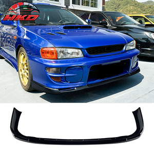 Fits For Subaru Impreza 97-01 STI Style Front Bumper Lip Chin <b>Splitter</b> PP Gloss Black Auto Parts Automotive Accessories - Product Image 1