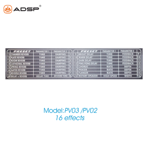 <span class=keywords><strong>PV02</strong></span> 16 effets multifonctionnels haute puissance audio pour la vente en gros 1-199 modules de carte d'effets - Product Image 2