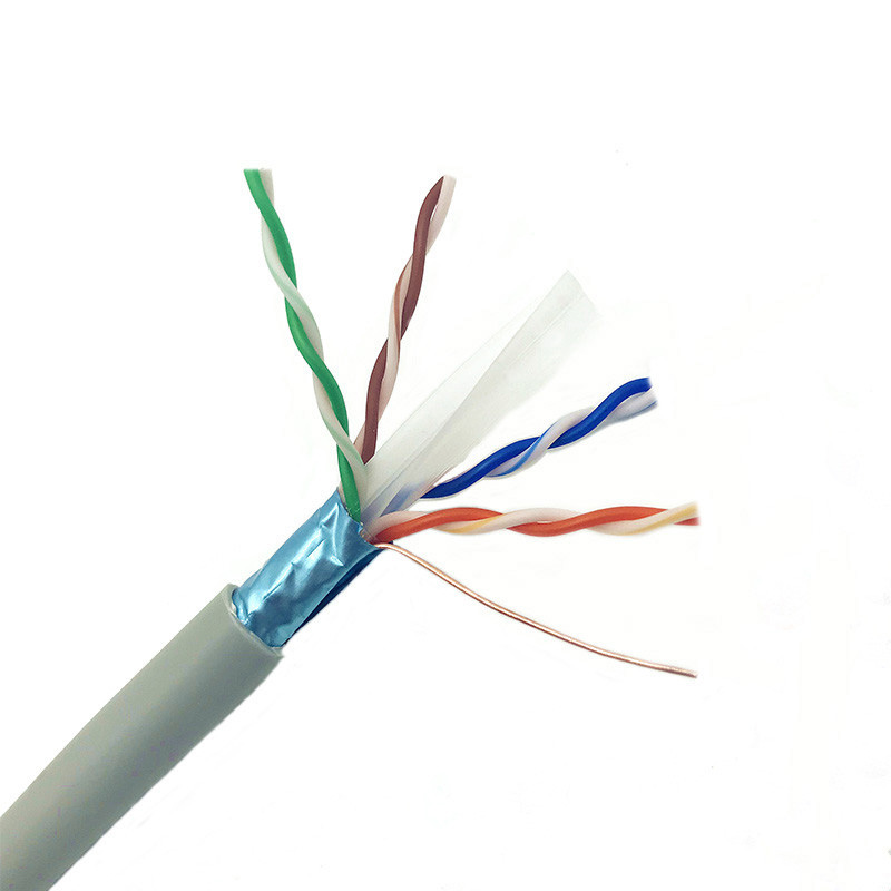 Best качество ПВХ Куртка голые Твердые медный проводник ftp cat6 открытый сетевой кабель ethernet