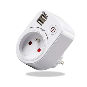 Elektrische Timers Aansluitingen Amp Usb Adapter Outlet Oplader 2 Pin Din Plug Adapter