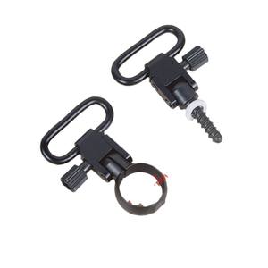 Juego de eslabones giratorios tácticos de aleación chapada en negro de liberación rápida, kit QD de acero de 1 pulgada para caza al aire libre 12GA - Product Image 4