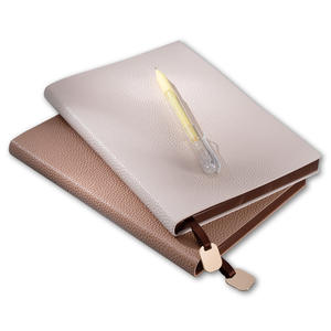 A5 Litchi Texture Soft Leather Business Notebook Customizable High Appearance Value Thickened Notepad Simple Office Diary - Product Image 6