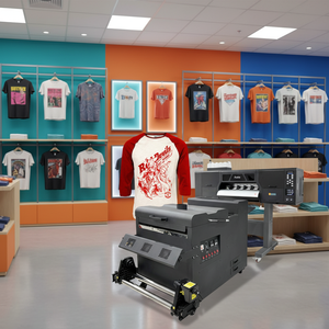 เครื่องพิมพ์ DTF หัวพิมพ์คู่ I3200 สำหรับพิมพ์ลายลงบนเสื้อยืด เสื้อฮู้ด กางเกงยีนส์ ด้วยวิธีการถ่ายโอนความร้อน - Product Image 1