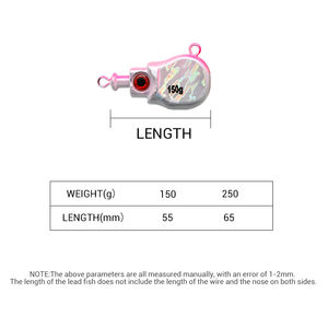 Vente en gros de leurres de pêche en eau salée Lead <span class=keywords><strong>Tai</strong></span> Kabura <span class=keywords><strong>Jig</strong></span> Vertical Bass Karasu Jigging Lures Slider Inchiku Bottomship - Product Image 5