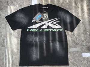 T-Shirt da Uomo in Cotone 100% con Stampa Vintage Hell Star, Manica Corta NFC, Stile Moda, Produzione Diretta - Product Image 3