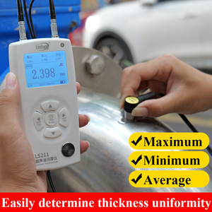 LS211 600mm 0.001resolution High Ultrasonic Thickness Meter Price Multi Probe Wall Thickness <b>Gauge</b> Ultrasonic - Product Image 3
