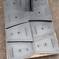 Pièces personnalisées pour mélangeurs d'asphalte, raclette et plaque de revêtement pour unité de mélange, accessoires pour mélangeurs d'asphalte, mélangeur à béton