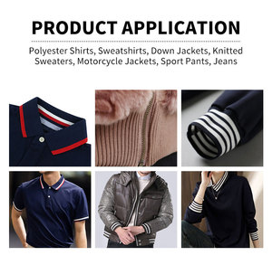 Colletto e Polsino in Maglia a Costine Personalizzati in Poliestere e Cotone per Abbigliamento - Product Image 4