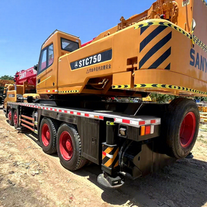 מנוף משאית סאני משומש בעל כושר הרמה של <span class=keywords><strong>75</strong></span> טון עם זרוע חמישה חלקים, גובה הרמה 41 מטר, משאבה הידראולית, מיוצא מסין - Product Image 3