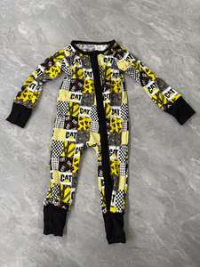 RTS 번들 프린트 대나무 잠옷 맞춤 캐릭터 아기 대나무 잠옷 - Product Image 4