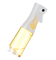 Bouteille pulvérisatrice multifonctionnelle en verre et PP de 200 ml pour huile d'olive, avec impression sérigraphiée, diffuseur à roseaux pour cuisine et cuisson