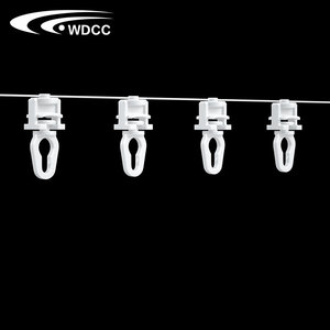 रिपल फोल्ड कर्टेन कैरियर रनर एस वेव कर्टेन रनर ट्रैक प्लास्टिक - Product Image 3