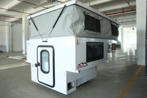 Caravane de camping-car compacte 4x4 sur mesure en aluminium Ecocampor 2026, légère, à glissière, pour pick-up, avec <span class=keywords><strong>tente</strong></span> de toit - Product Image 5