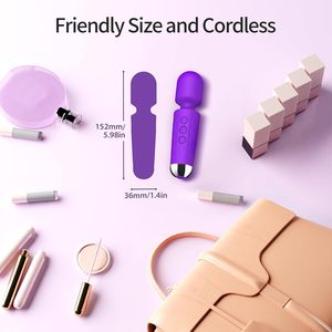 STELLAR PATH Masseur corporel étanche rechargeable par USB, baguette vibrante pour clitoris, vibrateur puissant, jouet sexuel pour adultes, femmes - Product Image 5