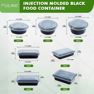 Fuling nhựa dùng một lần ăn trưa hộp đựng thức ăn dùng một lần với nắp 38 oz Vòng súp lấy đi thực phẩm <span class=keywords><strong>container</strong></span> - Product Image 4