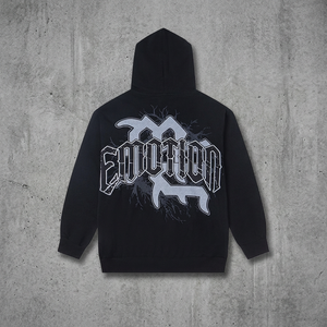 Sudadera con capucha unisex de diseño Mixed EMOTION, 100% algodón, con estampado de letras, forro para otoño, transpirable, fabricante OEM - Product Image 3