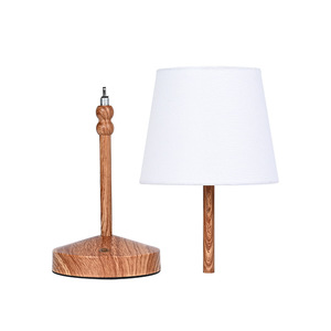 Lampe de table classique de style européen, nordique, moderne et luxueuse, LED, rechargeable par contact, <span class=keywords><strong>abat</strong></span>-<span class=keywords><strong>jour</strong></span> en tissu, modèle haut de gamme sans fil - Product Image 6