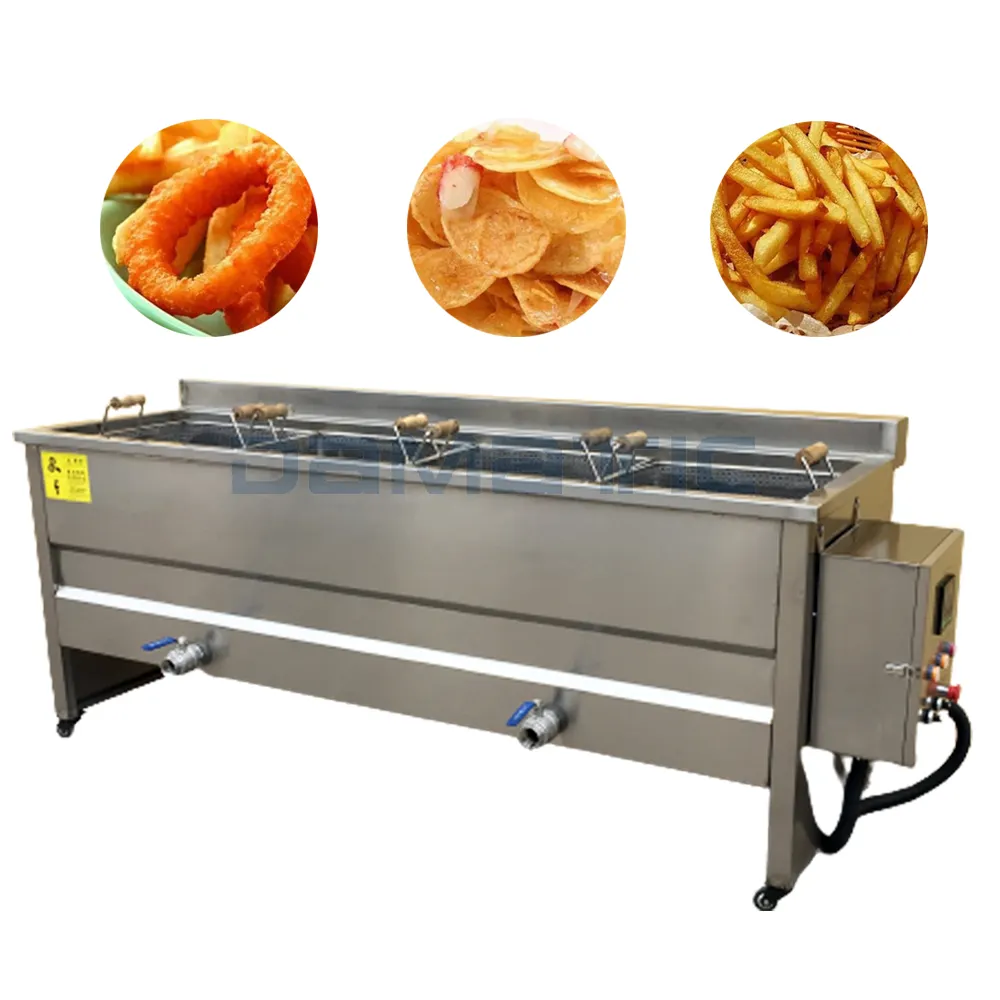 Automatische gebratene Chicken Potato Chips Erdnuss Pommes Frites Brot Stick Corn Dog Fritte use