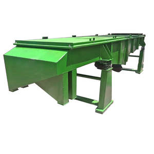 Machine à tamis vibrant linéaire à haut rendement pour l'extraction de l'or pour le criblage de sable de silice - Product Image 1