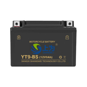 แบตเตอรี่มอเตอร์ไซค์แบบปิดผนึก Shangwei YT9-BS 12V 9Ah สำหรับสกู๊ตเตอร์ไฟฟ้า - Product Image 2