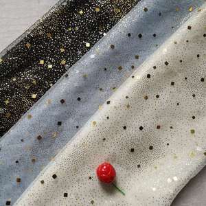 YANHUATANG vente chaude imprimé maille Non élastique hexagonal Netbottom Tulle Gol Plu taille carrée poinçonnage <span class=keywords><strong>Guz</strong></span> tissu doublure carré - Product Image 1