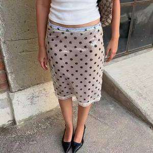 Re Mcgreen Star rosa <span class=keywords><strong>Glitter</strong></span> gonne alla moda Sexy paillettes vedono attraverso gonne sottili Vintage Y2k Hot Girls Party Club - Product Image 4