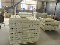 Barres de renforcement en fibre de verre GFRP filetées haute résistance, utilisées pour renforcer les barres d'acier des composants précontraints en béton