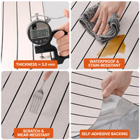 Papier peint auto-adhésif moderne pour cuisine, salle de bain, salon, extérieur, effet marbre, texture grille 3D, XPE, imperméable, insonorisant