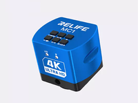 Microscopio Estéreo Trinocular HD RELIFE RL-M6T Pro-B11 + Fuente de Luz SS-033 + Adaptador 0.5CTV + Cámara MC1 4K para