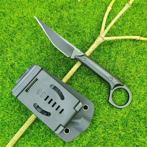 Dao đa năng EDC di động mới, lưỡi cố định độ cứng cao, dùng cho cắm trại, câu cá, ngoài trời, chất liệu G10, có thể tùy chỉnh OEM - Product Image 6