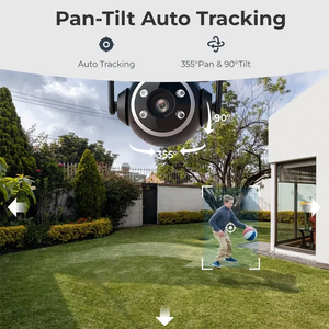 Camhipro <span class=keywords><strong>Camera</strong></span> vòm theo dõi tự động 5MP Zoom quang học 5x 2.4G 5G băng tần kép 4G an ninh 5g Wifi tích hợp còi báo động cho trang trại văn phòng tại nhà - Product Image 2