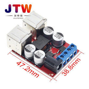 JTW 8V-35V ถึง 5V 8A บัคคอนเวอร์เตอร์ 4 พอร์ต USB ที่ชาร์จในรถยนต์สำหรับโทรศัพท์ - Product Image 3