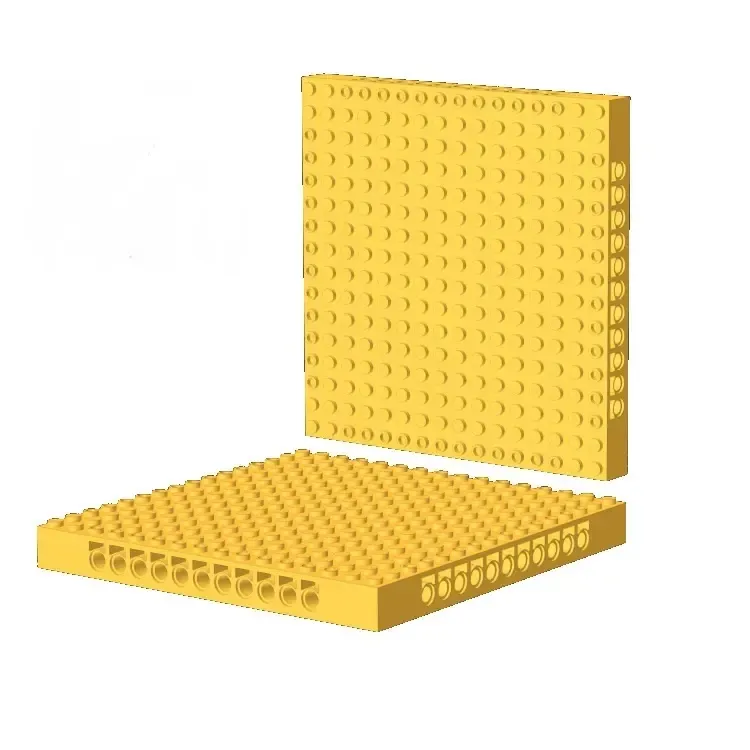 S014 MOC Thick Bottom Plate double sided 16x16 Baseplate Bricks Parts Compatible Pixel Blocks Baseboard DIY education toys Kids