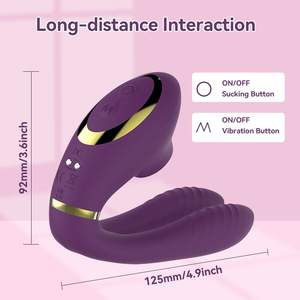 Vibratore Clitorideo Indossabile Delove Viola con Controllo Remoto App e 10 Modalità di Suzione Impermeabile Giocattolo Sessuale per Donne - Product Image 5