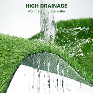 <span class=keywords><strong>Gazon</strong></span> artificiel en rouleau avec trous de drainage pour chien, jardin, paysage, balcon, patio, décoration de cour, 4 pieds x 6 - Product Image 3