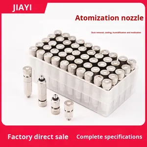 หัวฉีดพ่นละอองทองแดงทองเหลืองแรงดันสูง ใช้พลังน้ำ สำหรับเครื่องจักรสิ่งทอ เพิ่มความชื้นในโรงเรือน พ่นยาในฟาร์ม ระบบทำความเย็น - Product Image 5