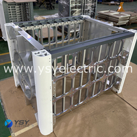 Châssis d'équipement de stockage d'énergie sur mesure en aluminium extrudé, usiné CNC, pour modules OEM