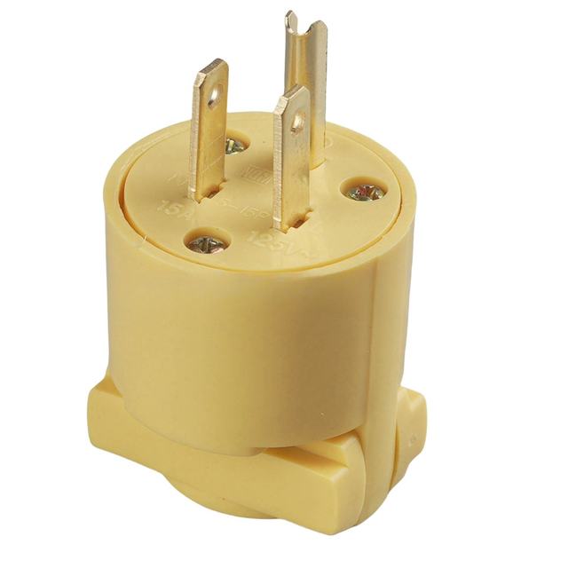 125V 15A South American Industrial 3 Pin Yellow Electrical Plug and Socket