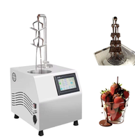 Contrôleur de température pour chocolat en acier inoxydable à prix d'usine / Machine à chocolat électrique à cascade