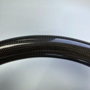 พวงมาลัยรถยนต์หนังแท้แบบกำหนดเองสำหรับ Porsche Macan 95B S Turbo <span class=keywords><strong>GTS</strong></span> ปี 2014 ถึง 2023 พวงมาลัยคาร์บอนไฟเบอร์ - Product Image 5