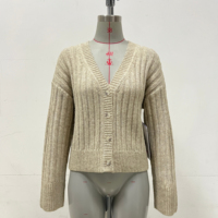 Nouveaux Cardigans et Pulls en Tricot Personnalisés pour Femmes Rowan – Qualité Supérieure OEM & ODM – Hauts en Tricot à Manches Longues – Création de Designer
