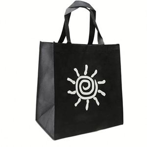 Custom Printed Reusable Folding <b>Bag</b> Non-Woven Tote Shopping <b>Bags</b> - Product Image 1