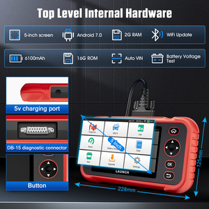 <span class=keywords><strong>LAUNCH</strong></span> pemindai OBD2 CRP129I V2.0 Elite alat Pindai 2025 dengan empat sistem Diagnosis 8 Set ulang PK <span class=keywords><strong>CRP129X</strong></span> - Product Image 4