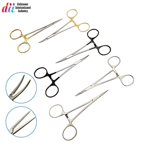 Pinzas Hemostáticas de Acero Inoxidable, Rectas y Curvas, con Bloqueo, Instrumentos Quirúrgicos Personalizados, Proveedor Mayorista - Product Image 2